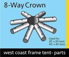 8 Way Crown for West Coast Frame Tent
