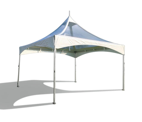 15' x 15' Premium High Peak Frame Tent - Clear