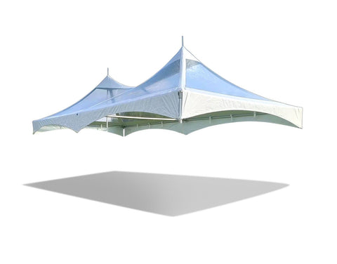 15' x 30' High Peak Frame Top Only - Clear