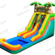 16'H Semi-Commercial Tropical Water Slide by Jingo Jump