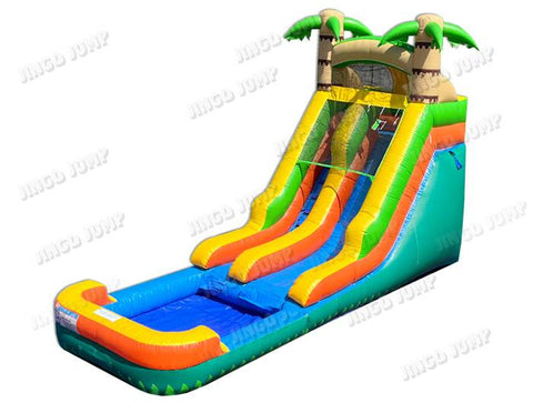 16 FT Light-Commercial Tropical Water Slide