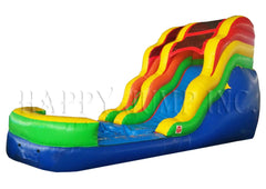 16ft Water Slide in Primary Colors – WS4108