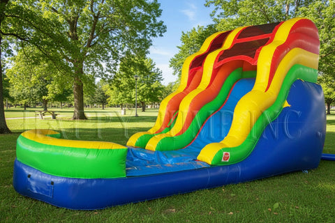 16ft Water Slide in Primary Colors – WS4108