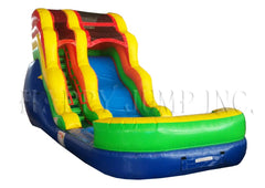 16'H Water Slide - Primary Colors by Happy Jump