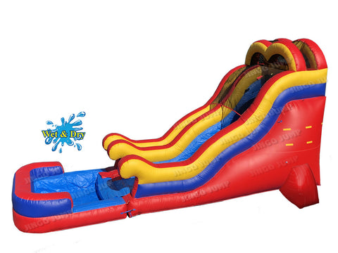 18 FT Unisex Wet-Dry Slide