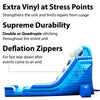 Image of 18' Blue Marble Wave Inflatable Water Slide with Blower