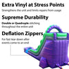 Image of Sale on 18' Purple Marble Commercial Inflatable Water Slide with Blower