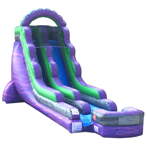 18' Purple Marble Inflatable Water Slide with Blower