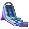 Image of 18' Purple Marble Inflatable Water Slide with Blower