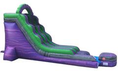 18' Purple Marble Inflatable Water Slide with Blower