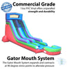 Image of Buy 18' Modular Retro Rainbow Commercial Inflatable Water Slide with Blower