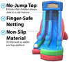 Image of Buy 18' Modular Retro Rainbow Inflatable Water Slide with Blower