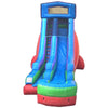 Image of Save on 18' Modular Retro Rainbow Inflatable Water Slide with Blower