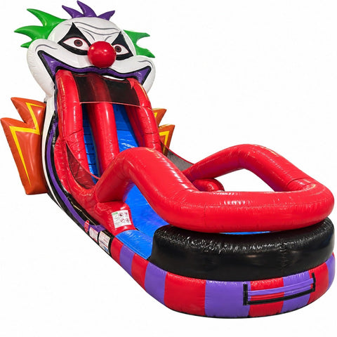 18' Nightmare Clown Inflatable Water Slide with Blower by POGO Bounce House