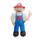 7' NCAA Inflatable Nebraska Cornhuskers Herbie Mascot