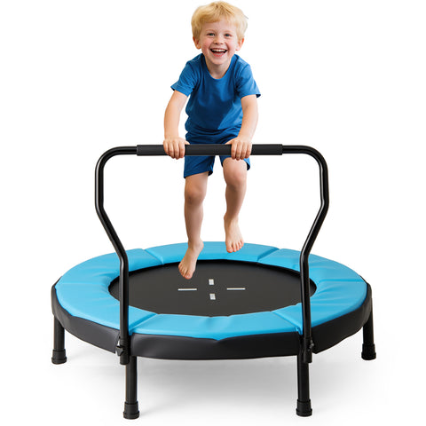40 Inch Trampoline for Kids Indoor Outdoor Fitness Trampoline