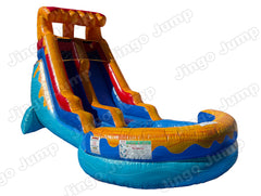 18 FT Light-Commercial Waves of Fun Water Slide