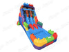 Image of 17 FT Dual Lane Brick Blaster Wet and Dry Water Slide (15 oz Vinyl)