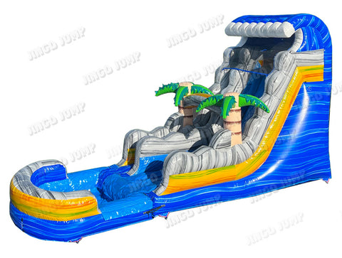 18 FT Caribbean Blast Wet/Dry Water Slide