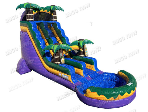 18 FT Aloha Wet and Dry Water Slide (15 oz Vinyl)