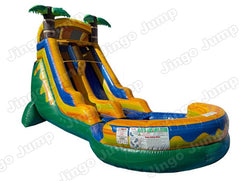 18 FT Light-Commercial Palm Paradise Water Slide
