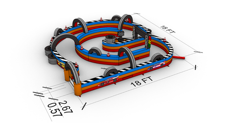 Turbo 500 Inflatable RC Race Track - IG5456