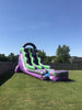 Image of 18' Purple Marble Inflatable Water Slide with Blower