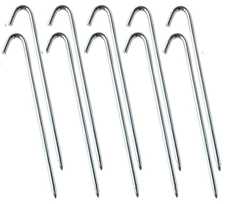 5/8" x 18" Steel Hook Stake for Inflatables and Camping Tents