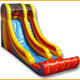 19′H Front Load Single Lane Slide by Ultimate Jumpers