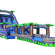 22'H Double Bay Water Slide With Slip & Slide Pool by Happy Jump
