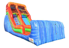 18 Foot Wet Dry Inflatable Slide - WS3141-1M