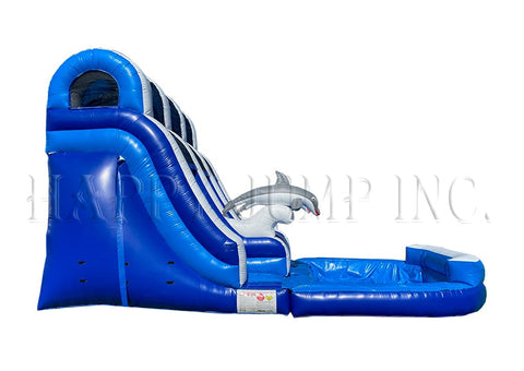 Malibu 18 Foot Double Lane Water Slide - WS4185