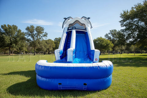 18 Foot Dolphin Inflatable Water Slide - WS4137