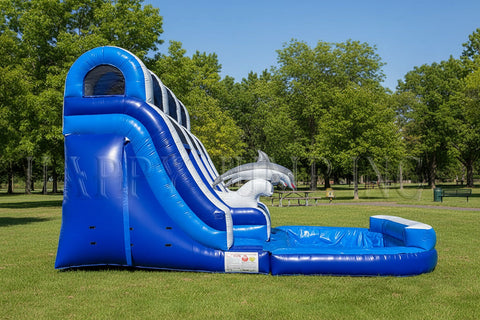 Malibu 18 Foot Double Lane Water Slide - WS4185