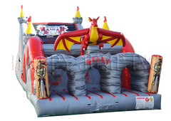 15'H Dragon's Lair 3 Lane Mega Thrill by Happy Jump