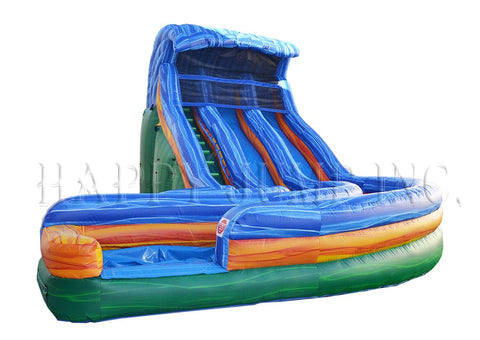Sandy Wave Inflatable Water Slide - WS4456