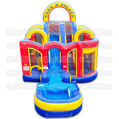 17'H Dash N Splash Wet / Dry Course with Landing by eInflatables