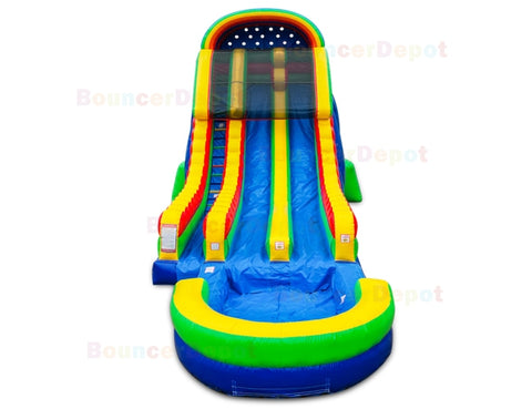 22'H Tropical Wave Water Slide by Bouncer Depot