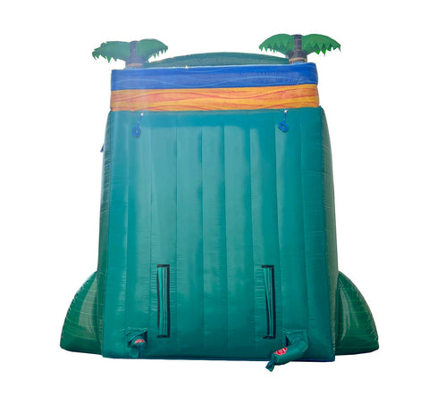 24' Tropical Marble Double Bay Inflatable Water Slide with Blower