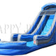 22'H Blue Splash Water Slide by Happy Jump