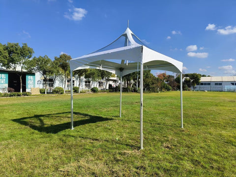 10' x 10' Premium High Peak Frame Party Tent - Clear