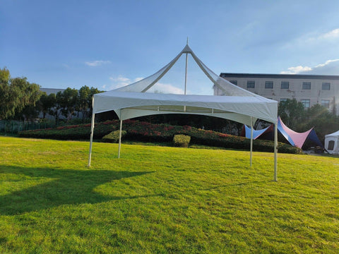10' x 20' Premium High Peak Frame Tent - Clear