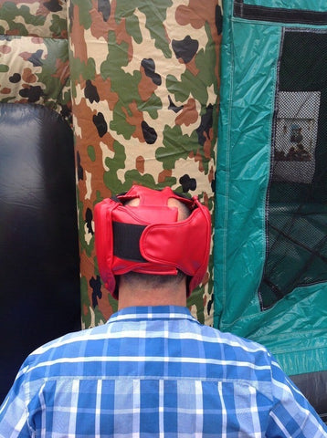 Red Boxing Helmet