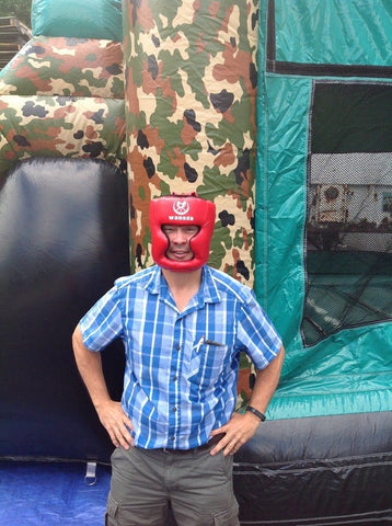 Red Boxing Helmet