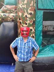 Red Boxing Helmet