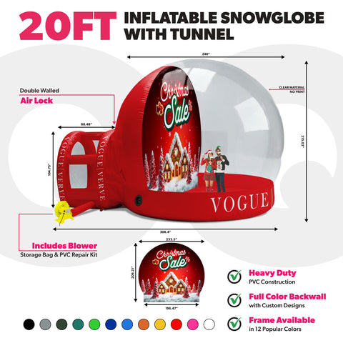 Snow Globe Giant Inflatable