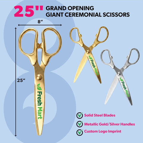 Ceremonial Ribbon Cutting Scissors