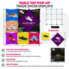 Image of Custom Table Top Pop-Up Display - (3x3 - 7 Panel)