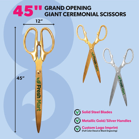 Ceremonial Ribbon Cutting Scissors