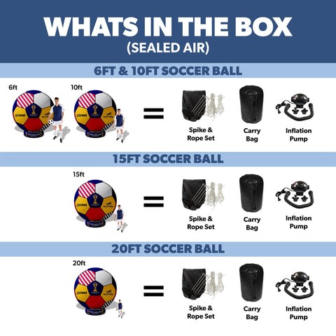 Custom Giant Inflatable Soccer Ball
